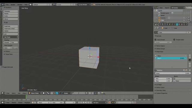 Blender Tutorial - How to Use Shape Keys in Blender
