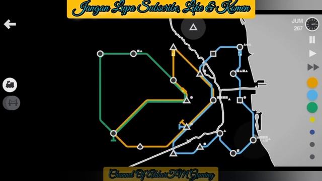 Mini Metro (Gameplay, [Mode Normal] Chicago).