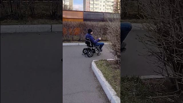 Тест драйв электро коляска ортоника #ortonica #рассеянныйсклероз