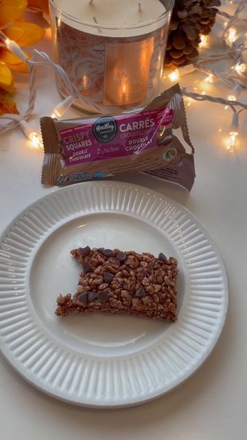TASTE TEST TIME! Healthy Crunch Double Chocolate crispy square! 🍫