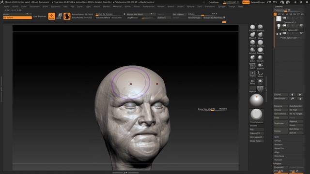 30 Minutes Zbrush Sculpting 380 Kenneth Branagh