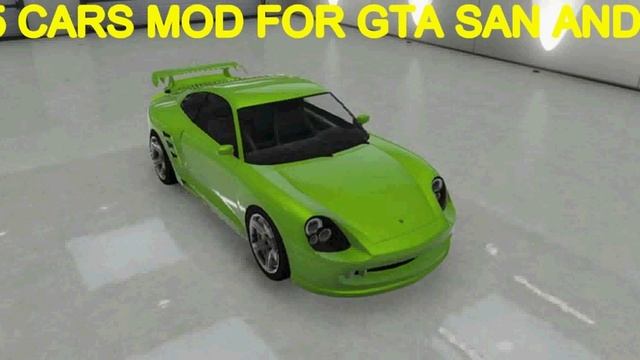 Comet GTA 5 CARS Mod pour GTA SAN ANDREAS