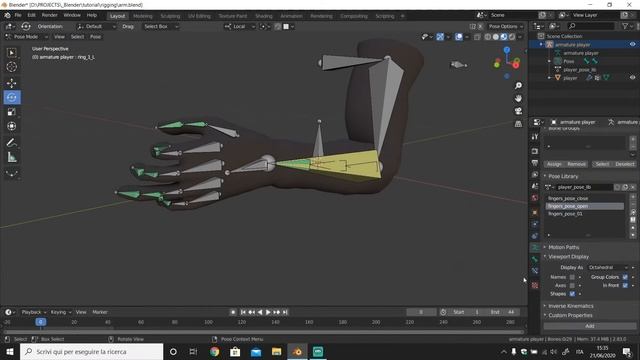 Blender 2.82 | Pose Library