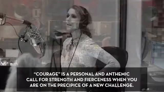 Celine Dion - Courage (Behind the scene Recording)