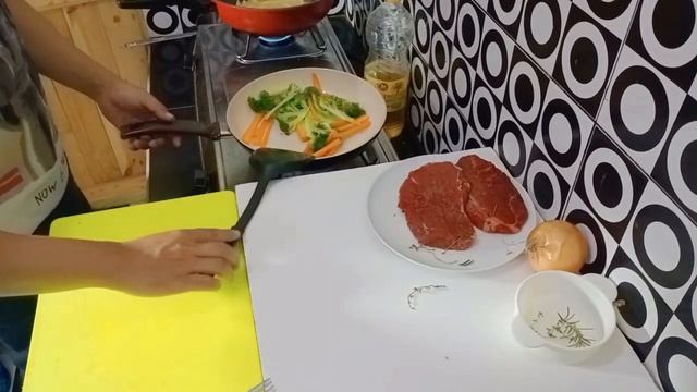 Masak Steak Wagyu dan Tenderloin Rumahan Menggunakan Teflon dengan Saus Demi glace, Chef Derry
