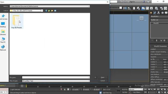 Vray ies light-3dsmax tutorial in tamil-civil tamil