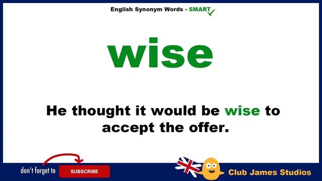 English Synonym Words For SMART, BIG, SMALL, HAPPY + SAD | Strengthen Your English Vocabulary