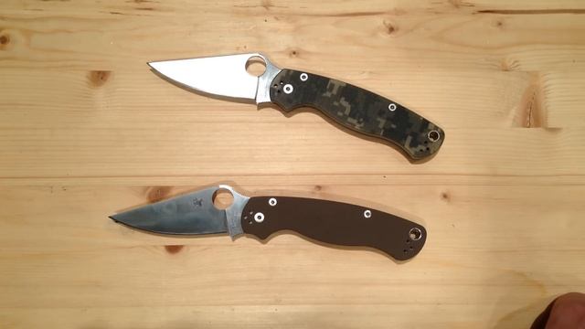 Paramilitary 2 от Spyderco и от китайских братьев