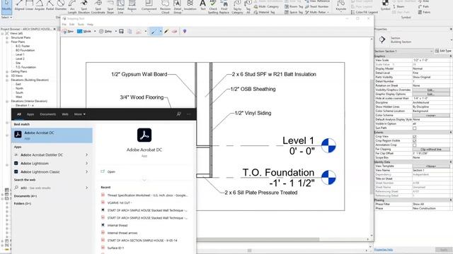 Revit - Create PDF of Section View for Stacked Wall