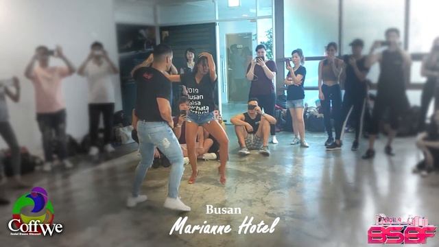 커퓌TV★Fabian y Fania Bachata Master class 파비앙 y 파니아 바차타마스터클래스 BSBF2019 @ South Korea