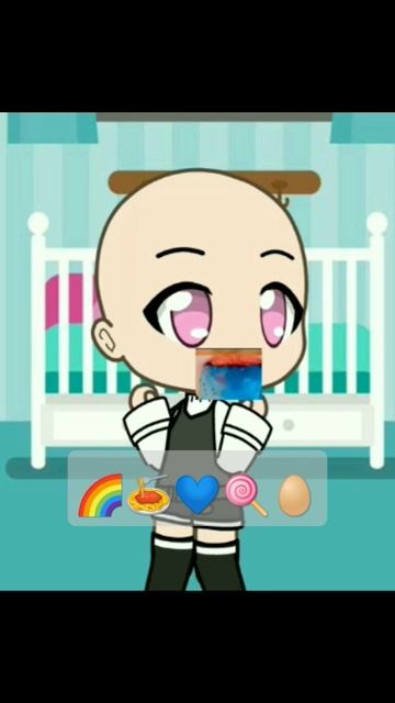 Baby jambo asmr credits to:@telebarbie  #meme #shorts  #gachatuber #baby #eating