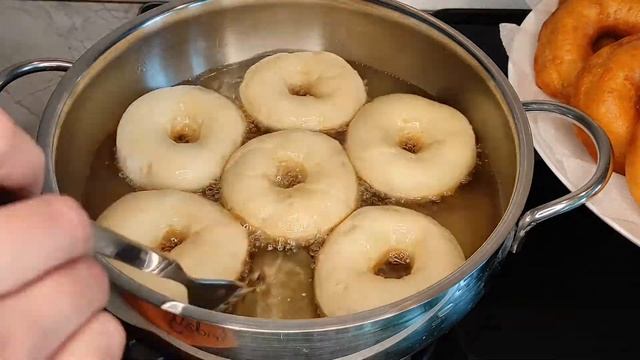Умопомрачительные пончики😳!!!! Такие вкусные🤤!!!  Попробуй не сойди с ума!!!🤪