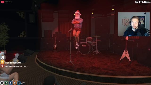 Mr. K reacts to santa performing (New kpop singer) | GTA5 RP Nopixel
