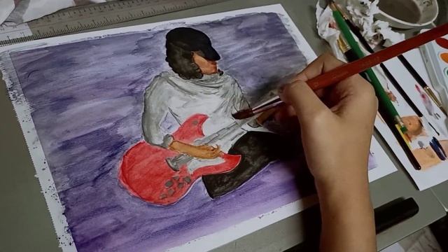 REO BROTHERS RJ OTIC QUICK SKETCH WITH WATERCOLOR ART| Retch Morena
