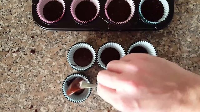Valentinstag Schoko Cupcakes