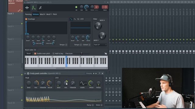 Creative Techno HiHats with Peak Controller in FL Studio 20