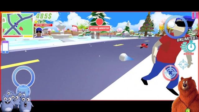 Grizzy The Lemmings | Play  Dude Theft Wars Sasti Gta5 | Mobile Game Funny Gameplay