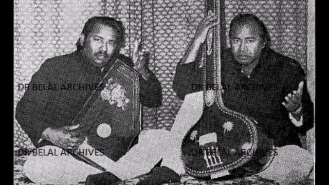 Ustad Salamat and U.S. Nizakat Ali Khan -1967-Arg Kabul-Tabla Ustad Hashem