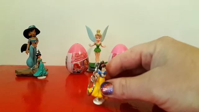 6 DISNEY PRINCESS SURPRISE EGGS: Snow White, Rapunzel, Ariel, Belle, Jasmine Surprise Eggs