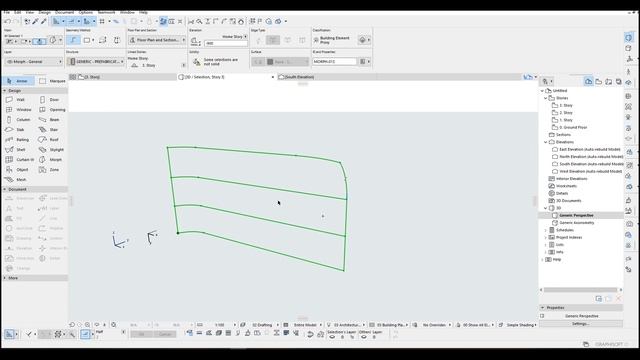 Peeled Facade in Archicad - Tutorial