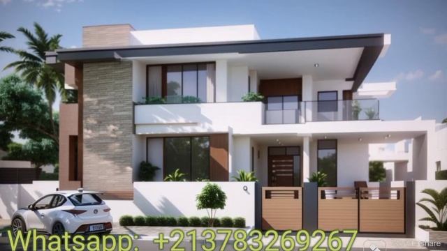 #4 تصاميم واجهات منازل جميلة و غير مكلفة modern facades