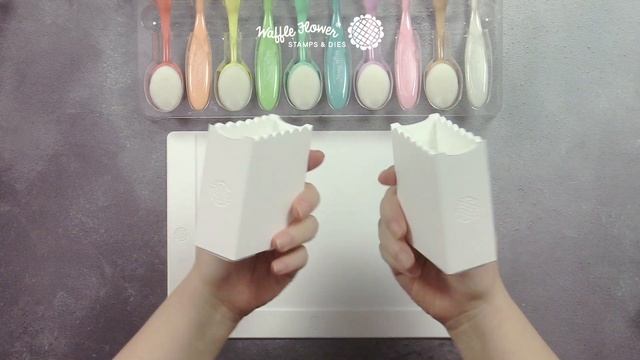 Intro to Waffle Flower Brush Holder Duo