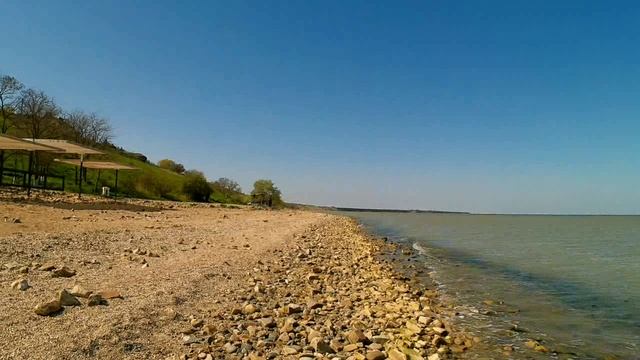 Ейск апрель 2025г. Вид залива.