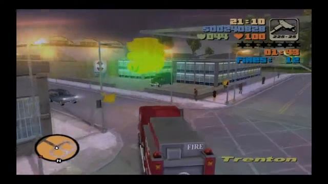 GTA 3 100% walkthrough part 11 - Portland firefighter