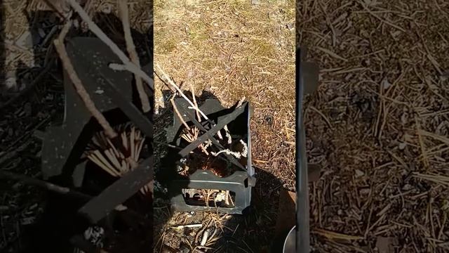 Быстрый розжиг с одной? спички.