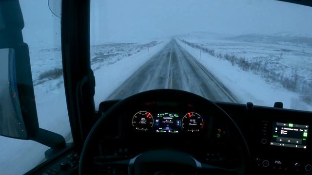 POV Driving Scania S540 - E6 Северная Норвегия #1