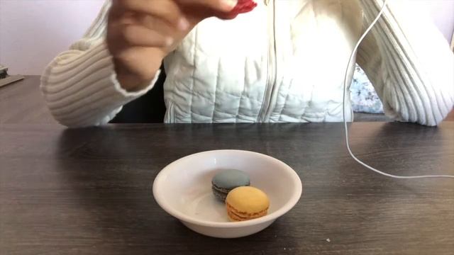 ASMR Macarons & Chocolate Covered Strawberries (Soft Chewing Sounds)