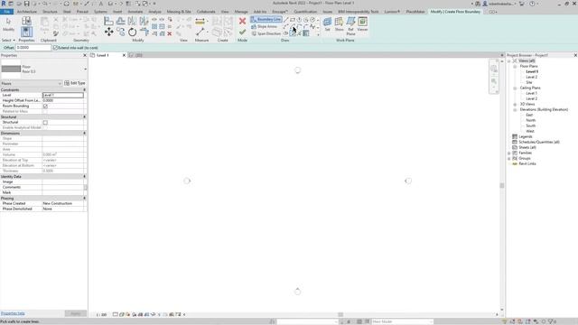 how to model floor in Revit 2022