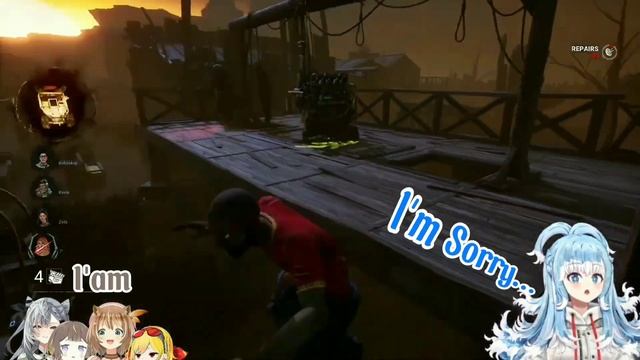 Kobo Scream in dbd Collab [ Hololive ID ]