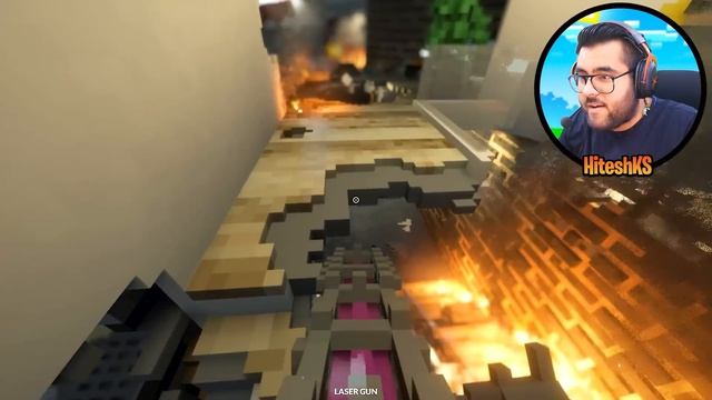 😎 DESTROYING FRANKLIN’S HOUSE in MINECRAFT 😎 | Hitesh KS