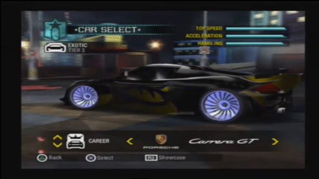 need for speed carbon porche carrera GT