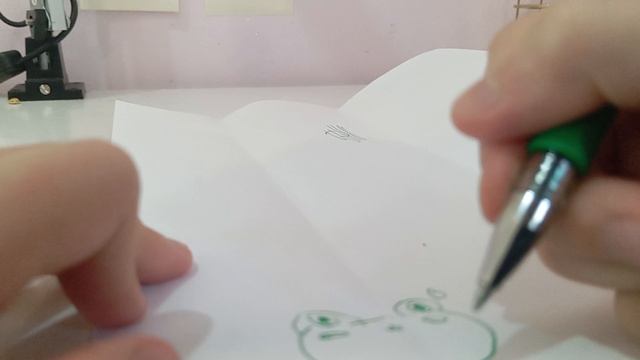 Как нарисовать миленького лягушонка🐸🐸🐸