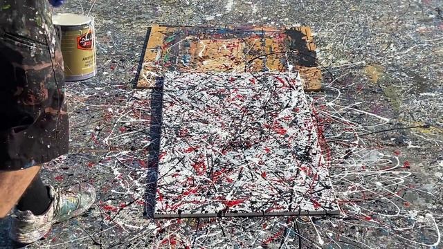 "The End of an Age" A Jackson Pollock Style Painting [3000 Subscriber Special]