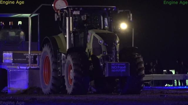 Big Agricultural tractor pulling in Farm pulling / Schlechtenwegen 2022