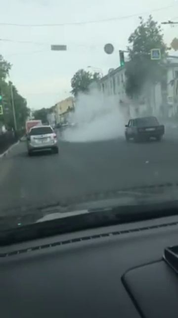 В Ярославле на ходу задымилась маршрутка
