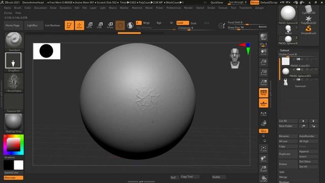 modelling with Brush Stroke | Lesson 13 | ZBRUSH  IN HINDI