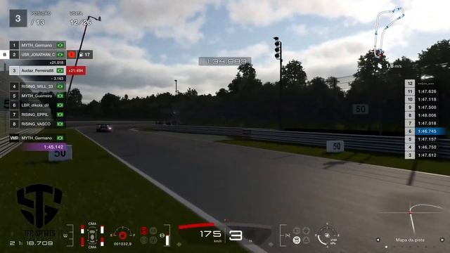 [LIGA ZGT] (Treino Livre) - 6ª Edição COPA PORSCHE - Gran Turismo 7 (Autodromo Nazionale di Monza)