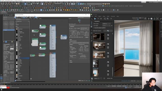 Tutorial - Sheer Curtain Material in 3dsmax to Chaos Vantage