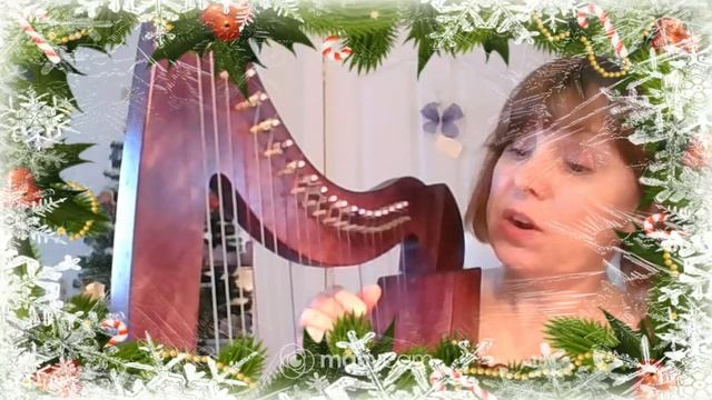 Silent Night, harp and voice - Kate Barbour, harp arrangement by Sylvia Woods