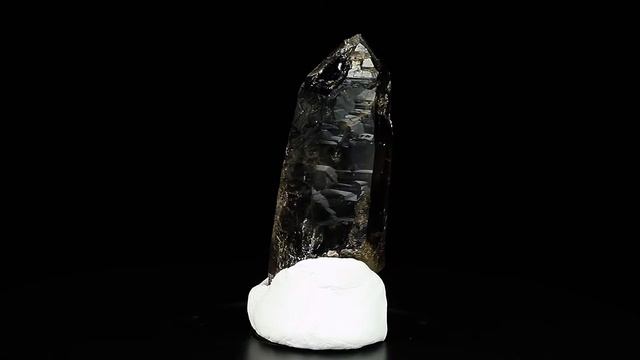 Q422 - Morion Smoky Quartz Crystal With Aegerine
