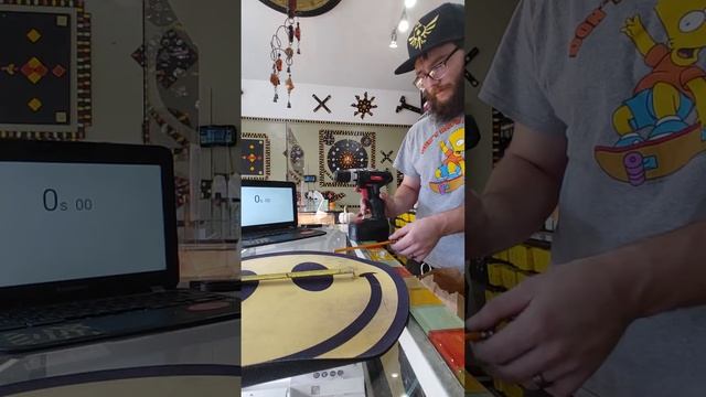 First attempt 1 pencil drill speed run.