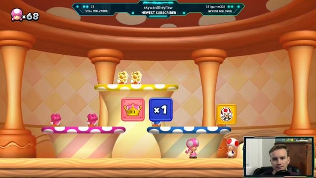 New Super Mario Bros. U Deluxe Part 2 - Toadette Continues to Save the World By Herself