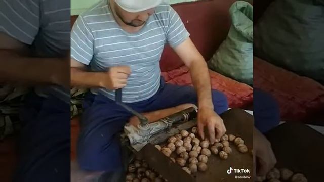 Золотой грецкий(Арсланбоб) орех переработка.