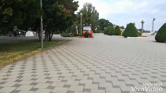 Механизированная уборка набережной г-к Анапа