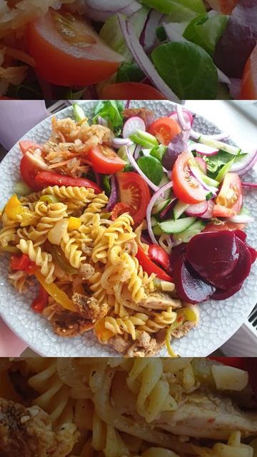 Сочная лазанья VS Куриная паста с салатом VS Бургер + картошка фри с соусом "1000 островов" #short