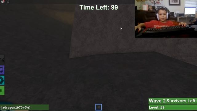 ROBLOX ZOMBIES & Tornado and Epic Robot battle!!! NinjaDeeBee!!